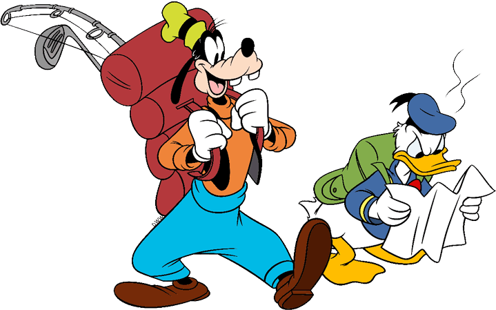 Donald And Goofy Clip Art Disney Galore - Donald And Goofy (719x449), Png Download