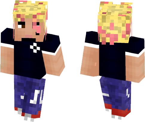 Male Minecraft Skins - Toy Block (584x497), Png Download