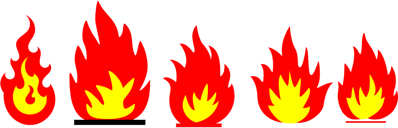 How To Draw Flames Fire (1280x640), Png Download