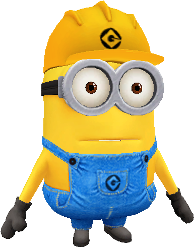 Download Zip Archive - Minion Rush Worker (750x650), Png Download