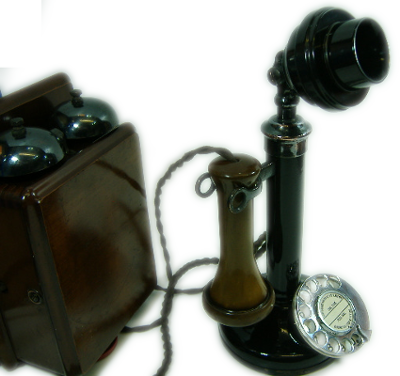 Candlestick-telephone - 1930s Candlestick Telephone Png (400x376), Png Download