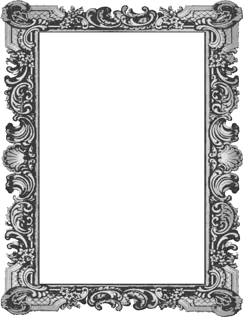 Old Picture Frame Page - Irshad Hussain Tedi (850x1100), Png Download