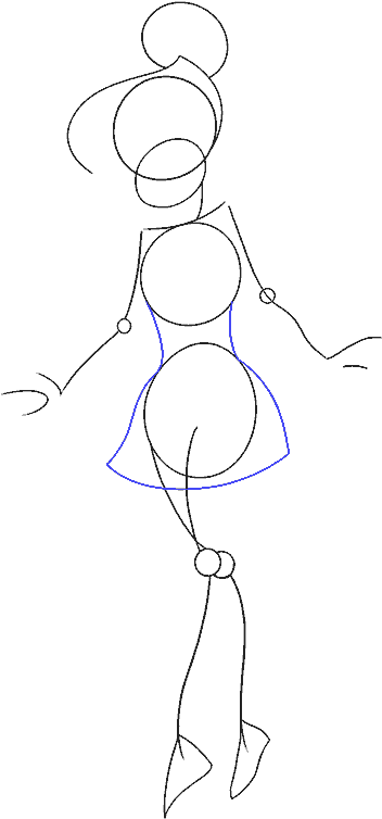 How To Draw Tinkerbell Easy Drawing Guides - Drawing (680x830), Png Download