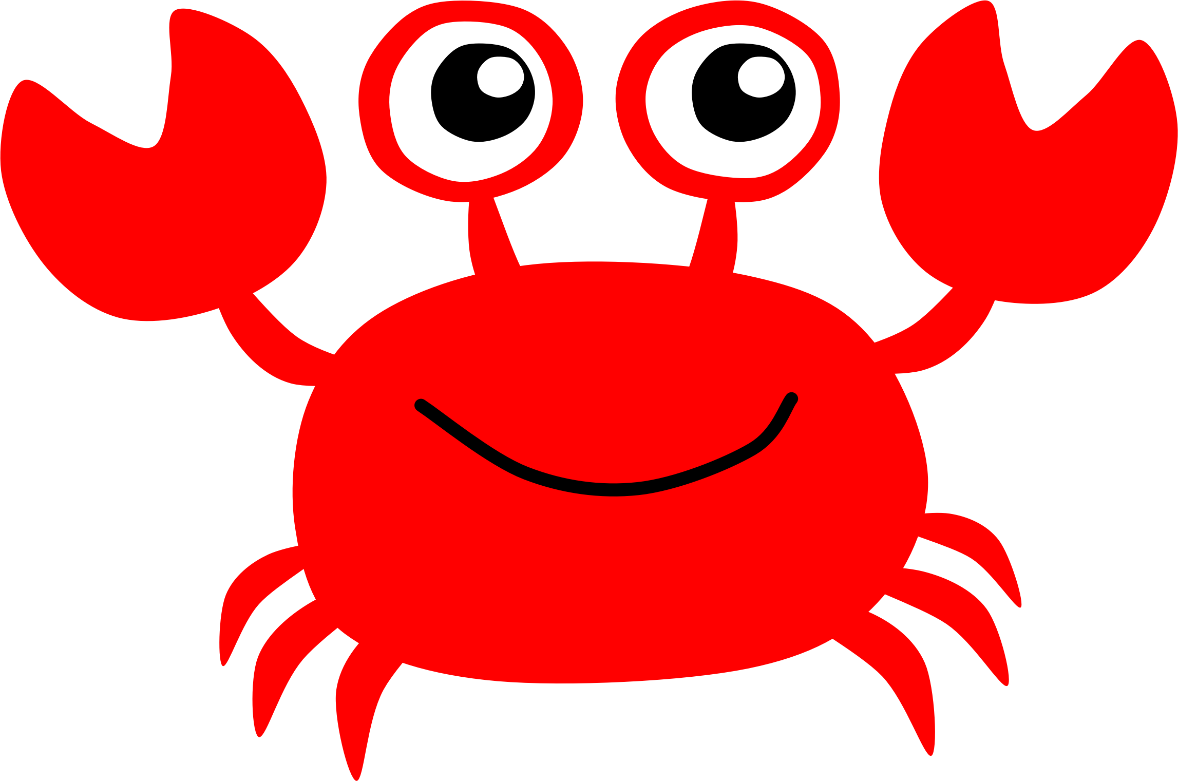 Baby Crab Clipart - Crab Clipart (800x541), Png Download
