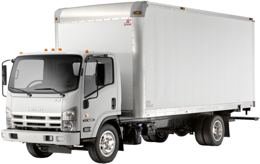 Nqr - White Box Truck Png (615x325), Png Download