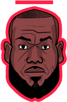 An Oral History Of Lebron James And The 2003 Umass-boston - Lebron James (540x540), Png Download