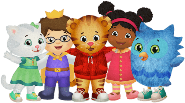 Daniel Tiger And His Friends Png - Daniel Tiger's Neighborhood Friends (640x366), Png Download