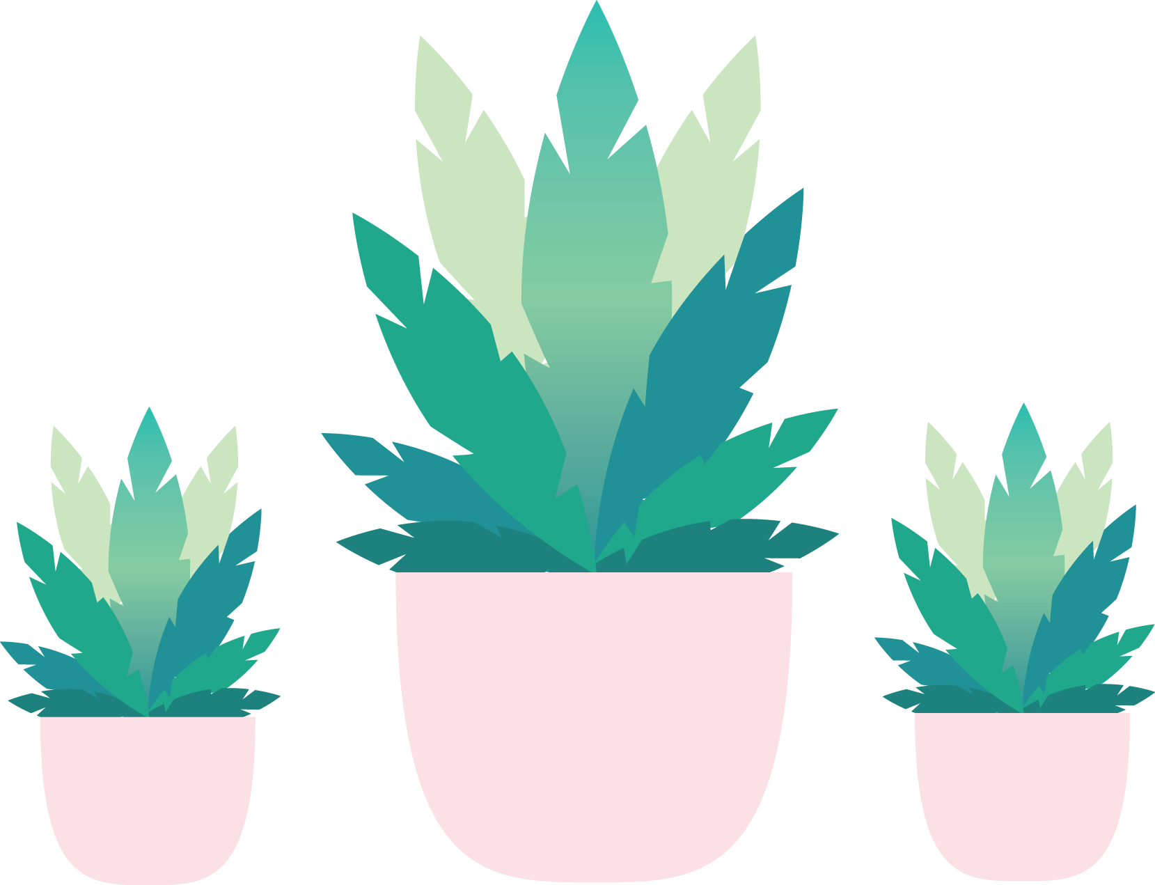 Pastel Plant Png » Png Image - Drawing (1659x1271), Png Download