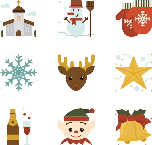 Png Black And White Library Garland Vector - Snowflakes On White Magnet (600x564), Png Download