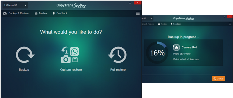 Easy Iphone Backup Without Itunes - Iphone (768x324), Png Download