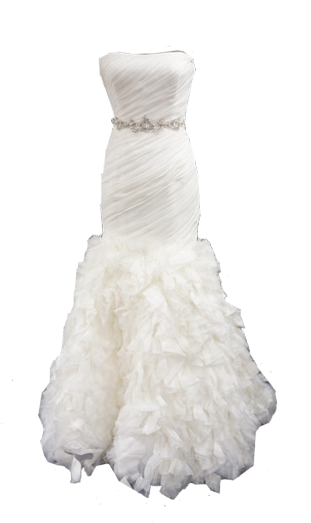 White Dress Png - Wedding Dress Png (728x1097), Png Download