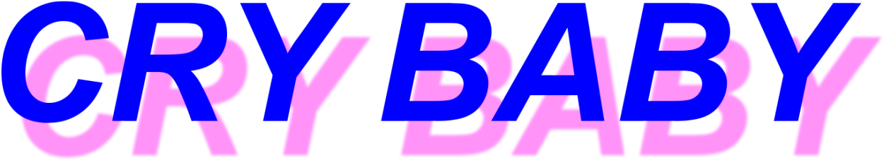 Iamsmol22 - Cry Baby Tumblr Png (1280x278), Png Download