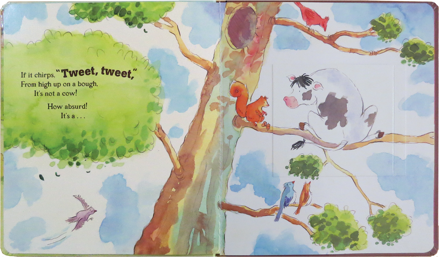 Wow It's A Cow - Painting (1920x1171), Png Download