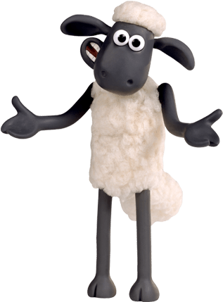 Download - Dessin Animé Shaun Le Mouton (326x438), Png Download