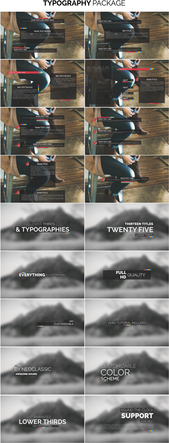Lower Thirds And Titles - Design (616x1507), Png Download