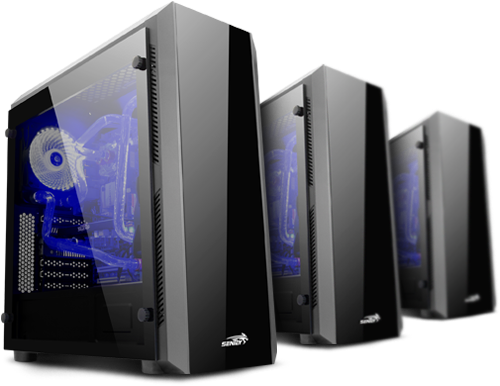 Gabinete Sentey D20 (500x500), Png Download