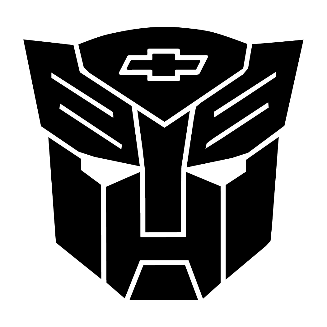 Transformer Type Decal With Chevy Logo - Optimus Prime Logo (1051x1051), Png Download