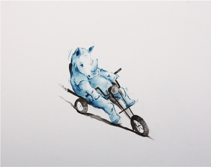 Harley Rhino A3 - Sketch (700x700), Png Download