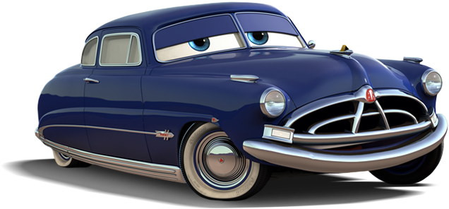 Doc Hudson Is A Character In Cars - Cars Doc Hudson (645x304), Png Download