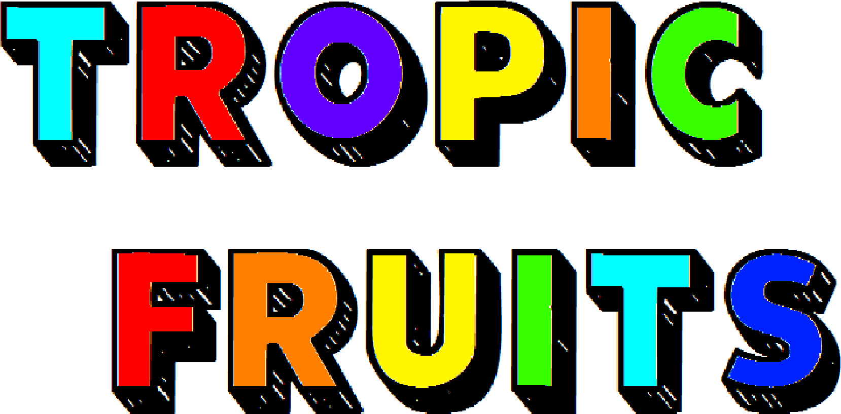 Tropic Fruits - Graphic Design (1919x1097), Png Download