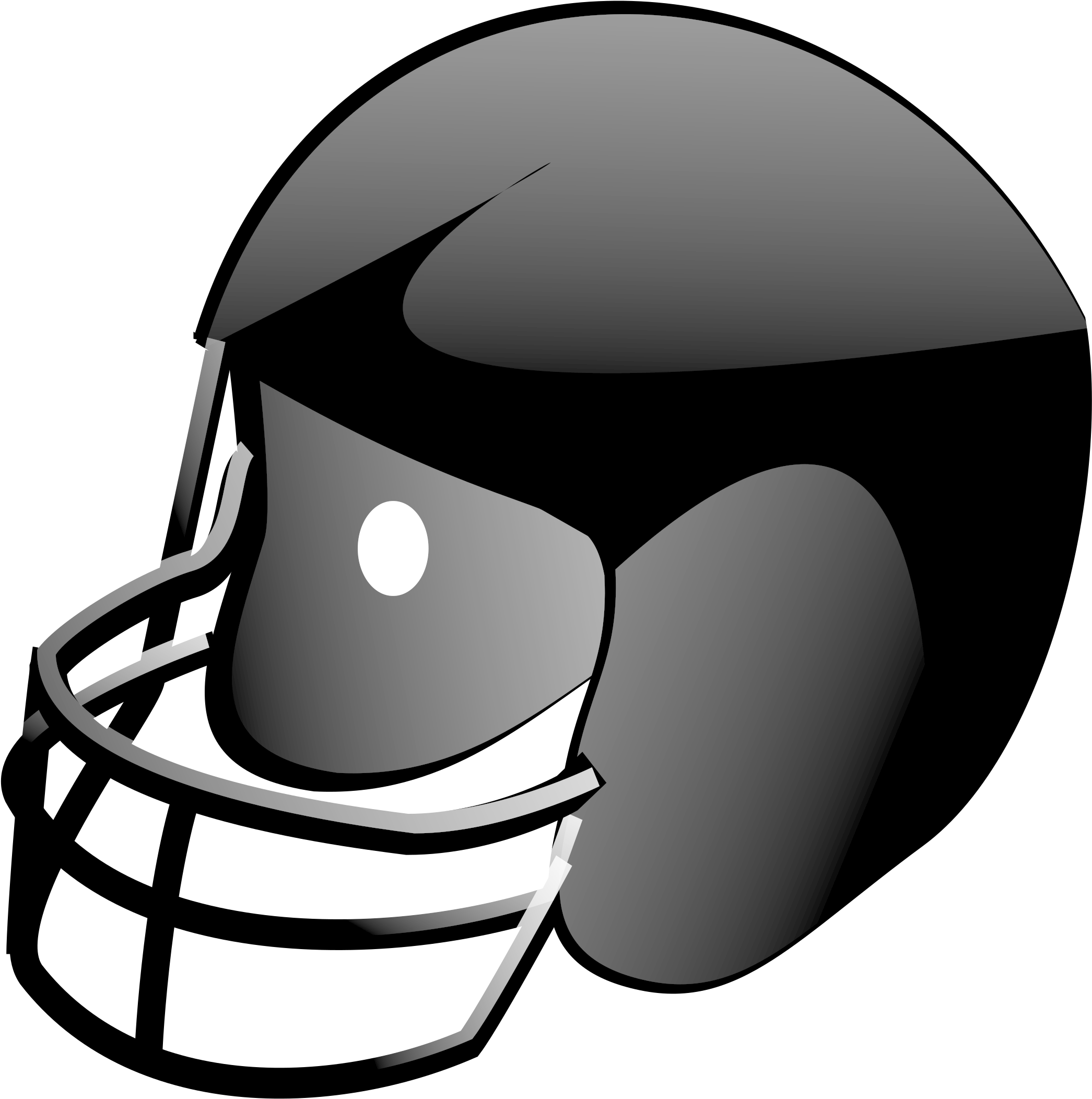 Football Helmet Clip Art Download - Black Football Helmet Bib (800x800), Png Download