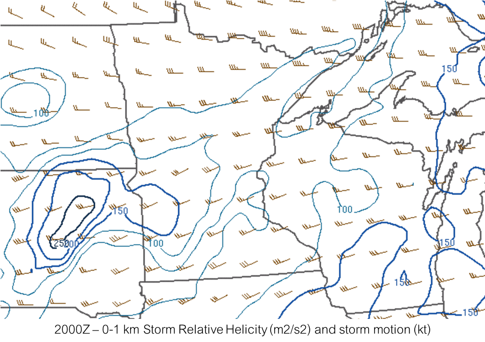 The Low Level Storm Relative Helicity Was Fairly Low, - Natural Environment (965x704), Png Download