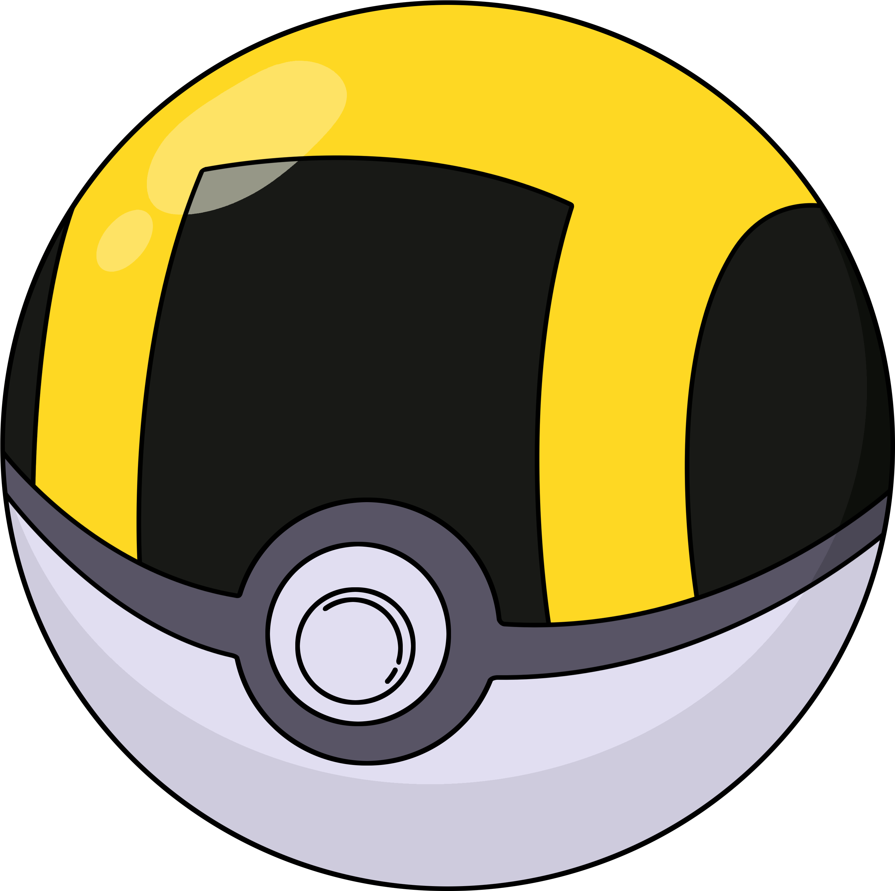 Png Download Clipart Print - Ultra Ball Pokemon Png (3000x3000), Png Download