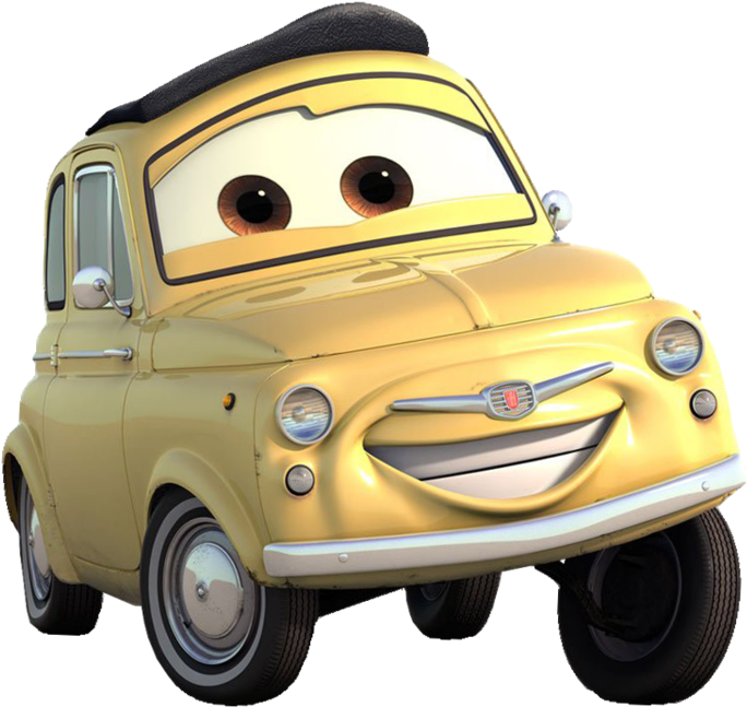 Cars -png / Tube For Kids - Luigi Cars (700x669), Png Download