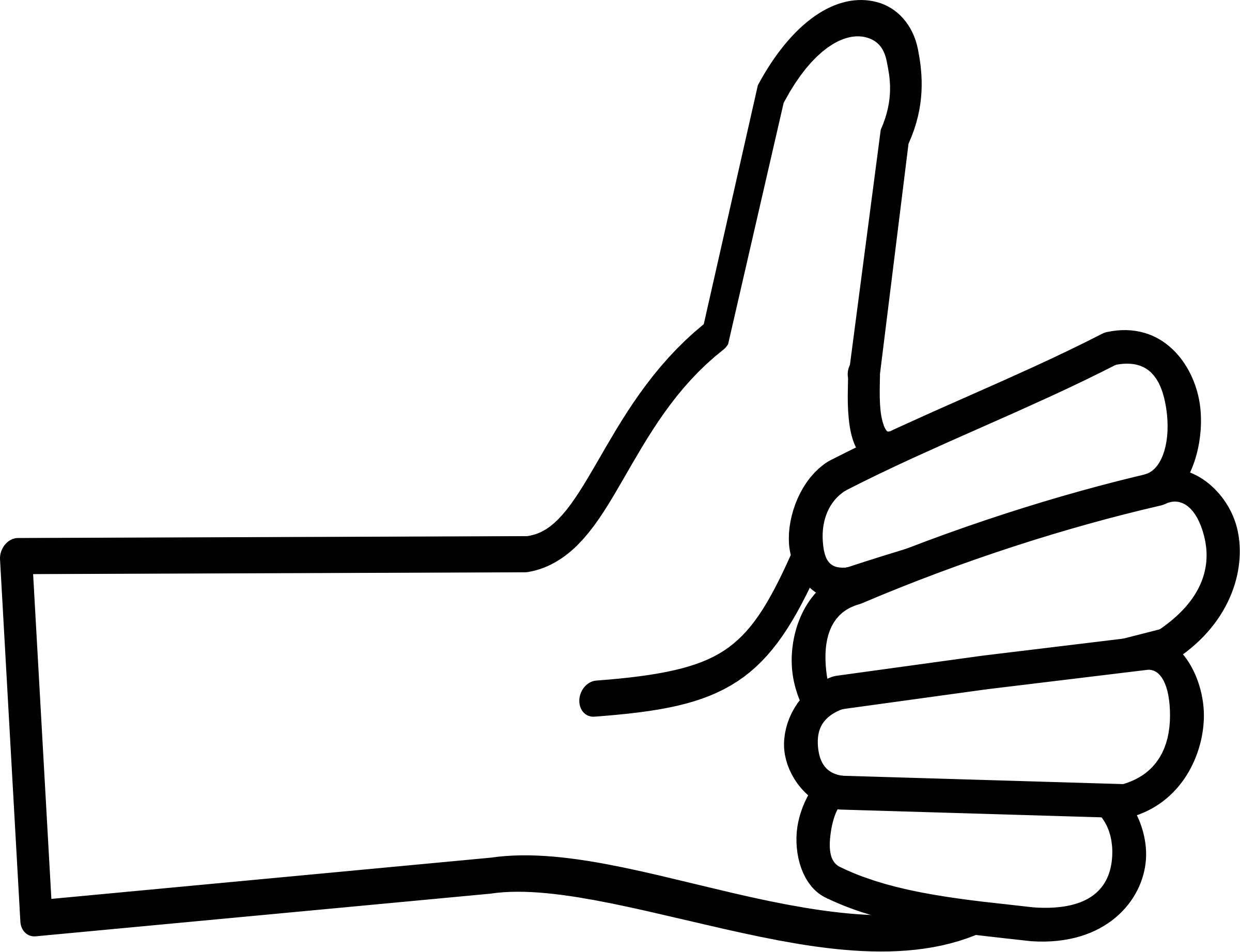 Big Image - Thumbs Up Drawing Easy (2400x1843), Png Download