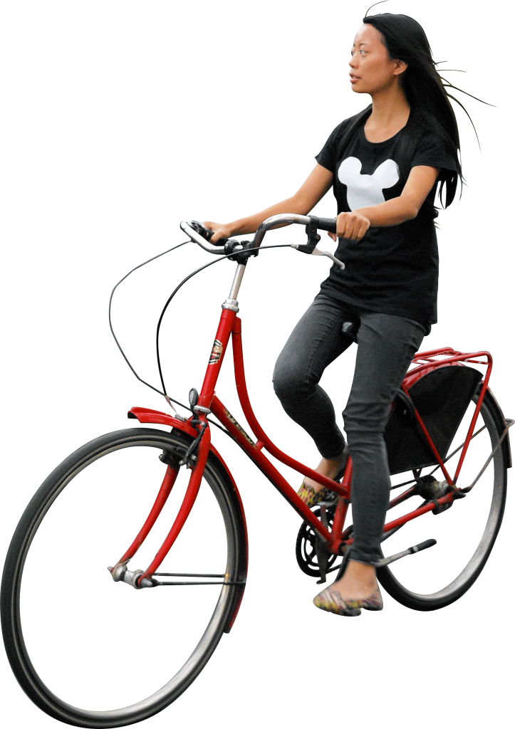 Even Though Winter Is Getting Closer I'm Still A Bit - Person On Bike Png (723x1024), Png Download