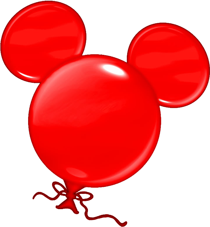 Balloon Clipart Disney - Mickey Mouse Balloon Clipart (760x792), Png Download