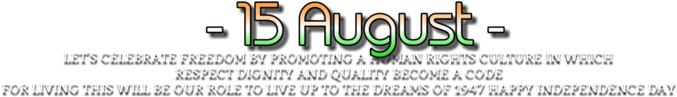 Hd Text Png For 15 August ♥ - Graphics (530x278), Png Download