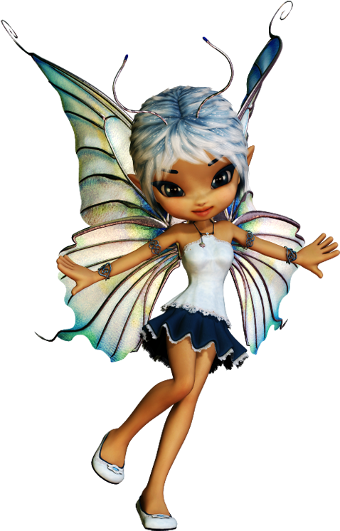 F E Dfeca Xl Jpg Variety - 3d Animated Fairy Gif (500x769), Png Download
