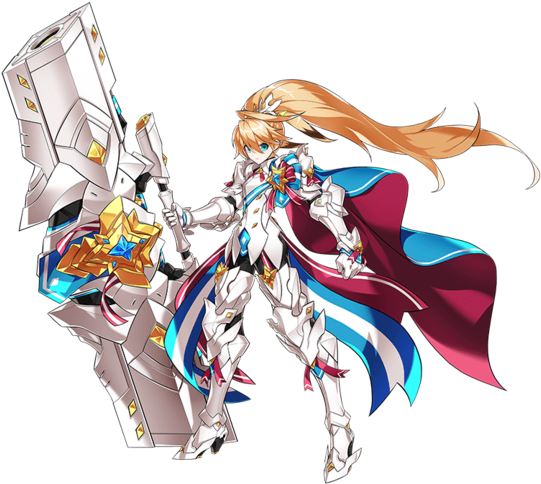 Comet Crusadernofx - Elsword Chung Comet Crusader (550x490), Png Download