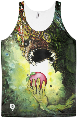 Monkey Brains Mens Unisex All Over Print Tank Top - Monkey Brains (480x480), Png Download