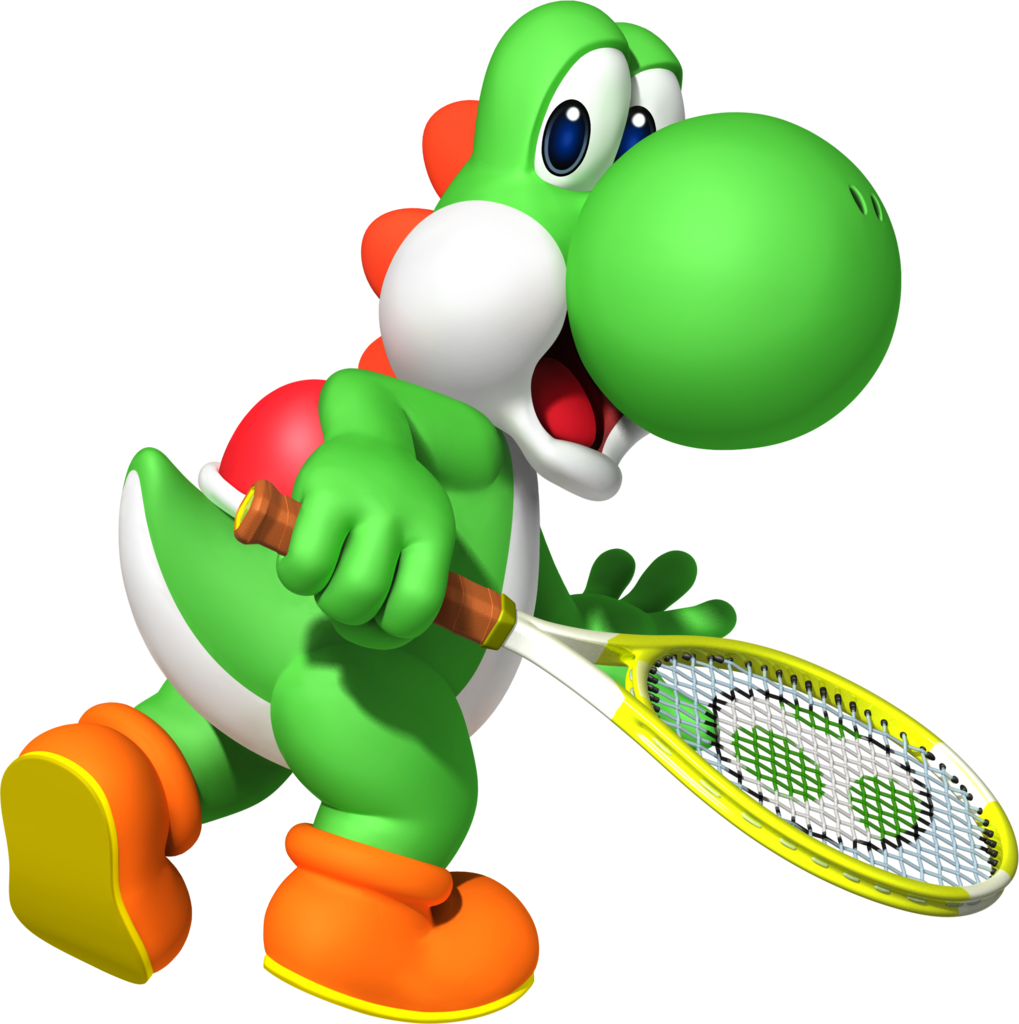 Yoshi Png Background Image - Mario Tennis Aces Yoshi Png (1019x1024), Png Download