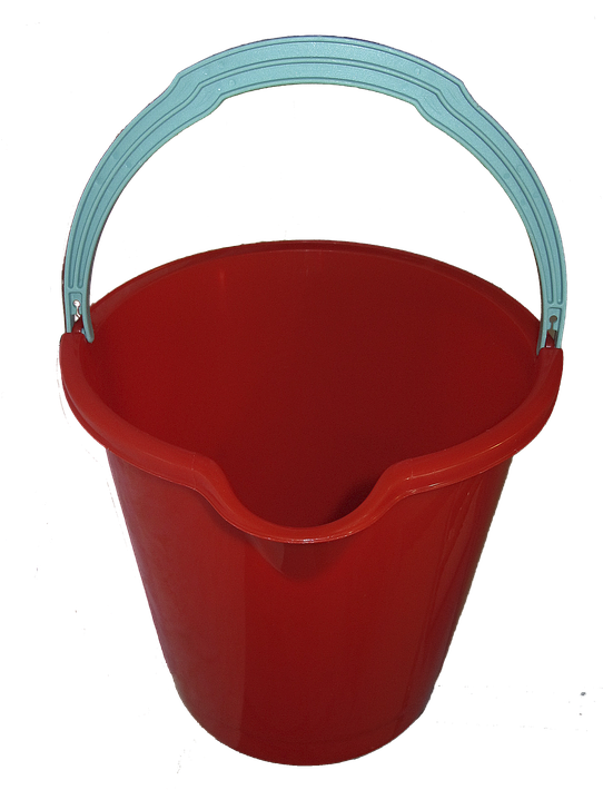 Plastic Bucket Png Photo - De Seau De Sable Fond Transparent (541x720), Png Download