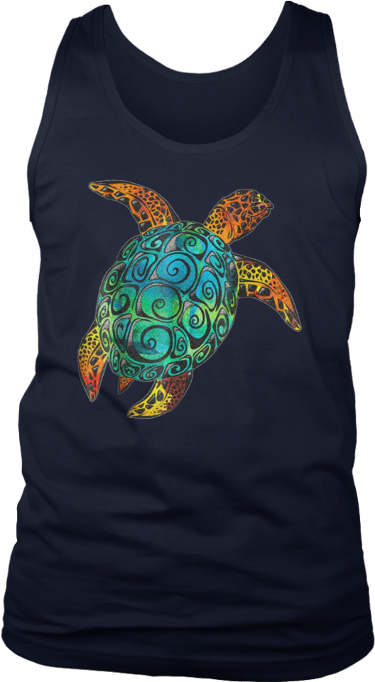 Cosmic Watercolor Sea Turtle T Shirt - T-shirt (960x960), Png Download
