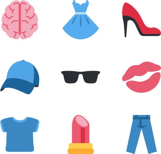 Smileys And People - Fashion (600x564), Png Download