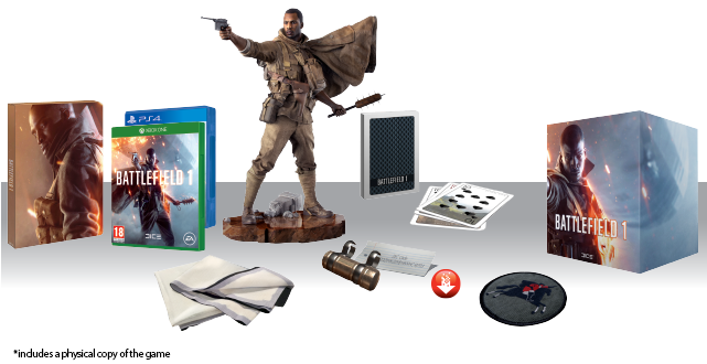 Previous Next - Bf 1 Collectors Box (ohne Spiel) Battlefield 1 Pc-software (640x360), Png Download