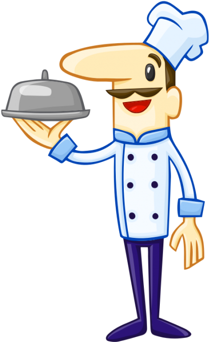 Chef Vector Png Transparent Image - Chef Vector Png (500x736), Png Download