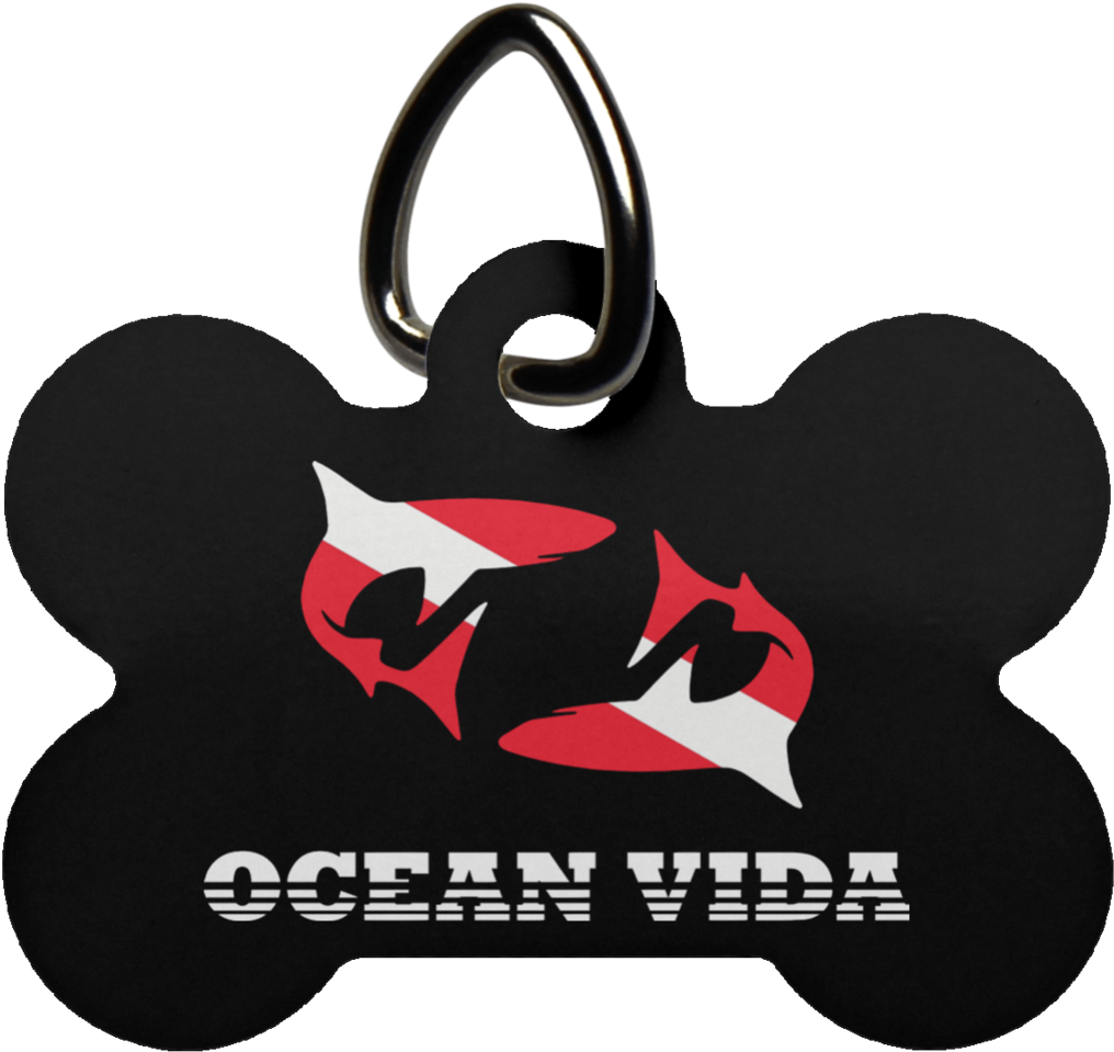 Scuba Dog Bone Pet Tag - Pet Tag (1024x1024), Png Download