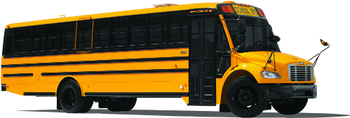 Thomas C2 Shuttle Bus, Thomas School Bus - Bus (500x250), Png Download