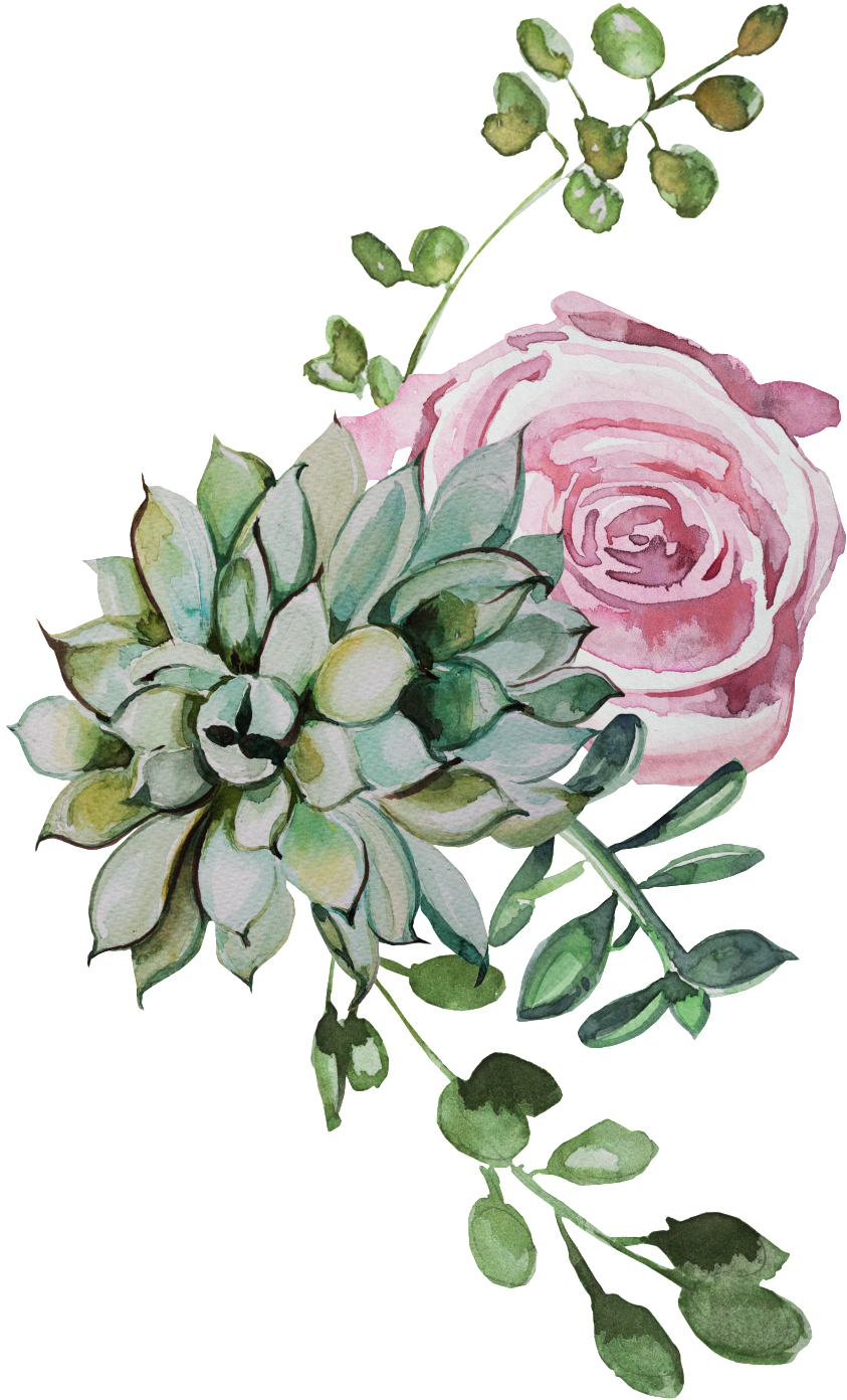 This Graphics Is Hand Painted Beautiful Flowers Transparent - Portable Network Graphics (1024x1468), Png Download
