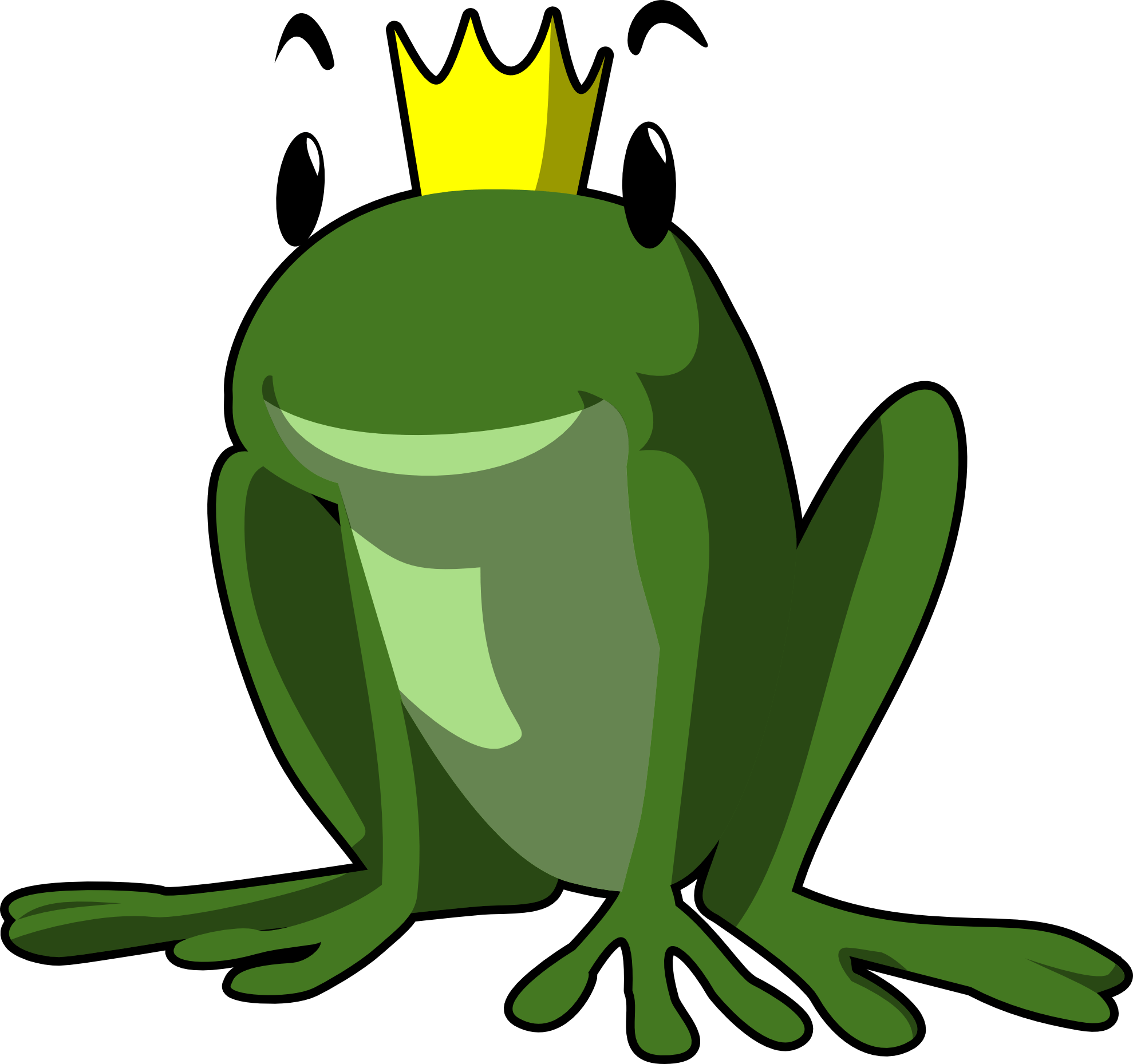 Frog - Fairy Tale Clipart Transparent (900x844), Png Download