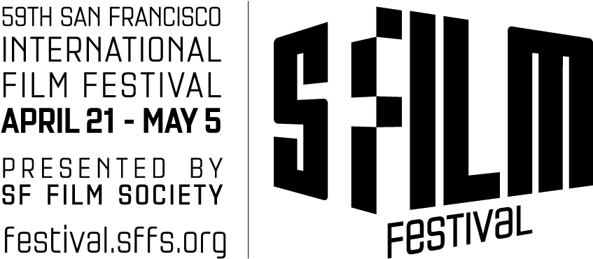 Sfiff59-lockup Narrow Url Blk - San Francisco International Film Festival Logo (864x396), Png Download
