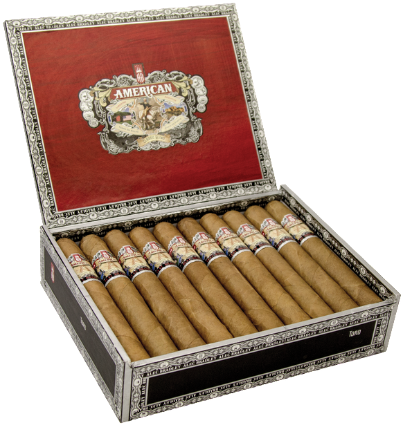 Americanclassic Openedright - Alec Bradley American Classic Toro Cigars Box (664x664), Png Download