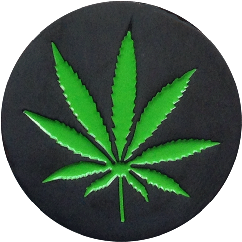 Marijuana Clip Victorian - Readygolf - Marijuana Pot Leaf Ball Marker & Hat (500x500), Png Download