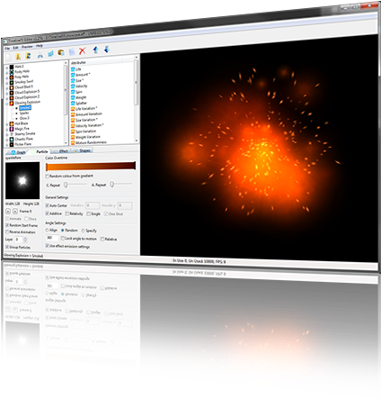 Timelinefx Particle Effects Editor - Led-backlit Lcd Display (480x480), Png Download