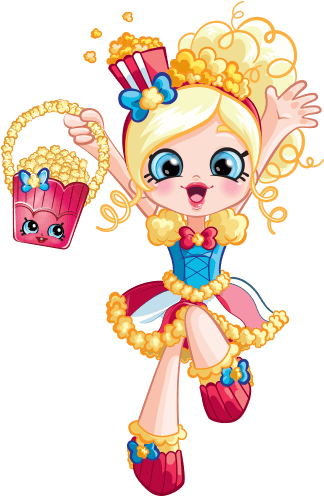 Spkds1 Popette - Shopkins Popette (576x495), Png Download